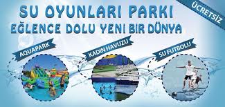 Ücretsiz Su Oyunları Parkı afiş
