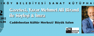 Mehmet Ali Birand İle Söyleşi & İmza Günü afiş