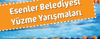 Esenler Belediyesi Yüzme Yarışları afiş