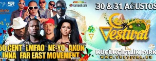 Vestival: 50 Cent – Sky Blu Of LMFAO – Ne-Yo – İnna – Akon – Konseri afiş