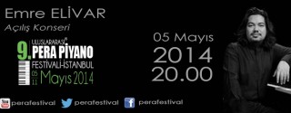 Emre Elivar – 9.Uluslararası Pera Piyano Festivali Açılış Konseri afiş