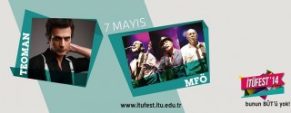 Teoman & MFÖ İTÜFEST 2014 Konseri afiş