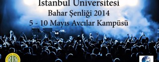İstanbul Üniversitesi Bahar Şenlikleri 2014 afiş