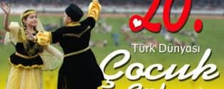 20.türk dünyası çocuk şöleni afiş