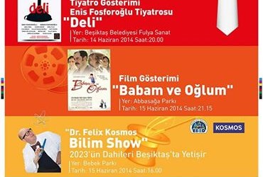 Beşiktaş Belediyesi Babalar Günü Özel Etkinliklerine Davetlisiniz!