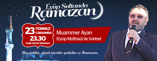 Eyüp Sultan’da Ramazan afiş