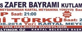 30 Ağustos Zafer Bayramı Kutlamaları – Yeni Türkü Konseri afiş