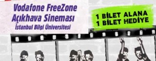 Vodafone FreeZone Açıkhava Sineması İstanbul Bilgi Üniversitesi’nde afiş