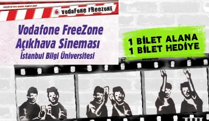 Vodafone FreeZone Açıkhava Sineması İstanbul Bilgi Üniversitesi’nde