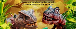 Tiyatrocu Dinozorlar Trump AVM’de afiş