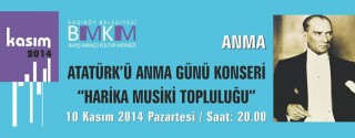 Atatürk’ü Anma Günü Konseri afiş