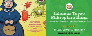Ihlamur Teyze Mikroplara Karşı Tiyatro afiş