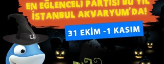 Cadılar Bayramı İstanbul Akvaryum’da afiş