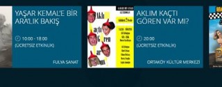 Beşiktaş Belediyesi Ücretsiz Etkinlikler afiş