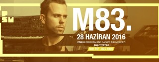 M83 Konseri afiş