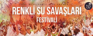 Renkli Su Savaşları Festivali afiş