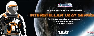 Interstellar Uzay Sergisi afiş