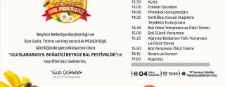 9.Beykoz Bal Festivali afiş