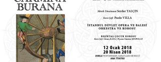 İstanbul Devlet Opera ve Balesi Carmina Burana afiş