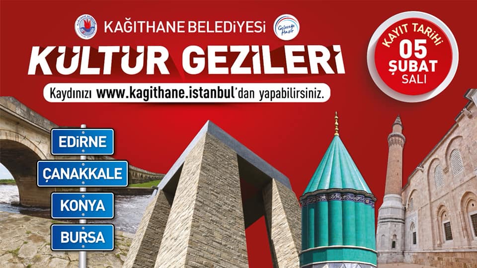 Kağıthane Belediyesi Kültür Gezileri Başlıyor!