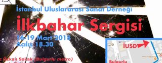 İstanbul Uluslararası Sanat Derneği 2018 İlkbahar Sergisi afiş