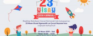 Beşiktaş 23 Nisan Çocuk Karnavalı afiş