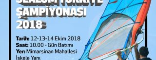 Rüzgar Sörfü Slalom Türkiye Şampiyonası afiş