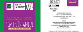 Uluslararası Feminİstanbul Şiir Festivali afiş