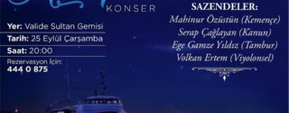 Valide Sultan Gemisi İle Boğaziçi Mehtapları Konser afiş