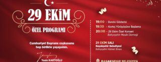 Başakşehir 29 Ekim Cumhuriyet Bayramı Etkinlikleri afiş