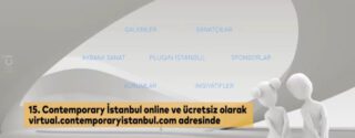 15.Contemporary  İstanbul Online Fuarı afiş