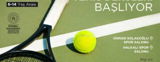 Tenis Dersleri Başlıyor! afiş