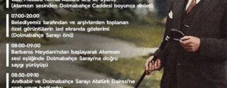 10 Kasım Atatürk’ü Anma Programı afiş