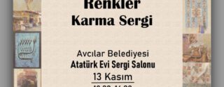 Anadolu’dan Renkler Karma Sergi afiş