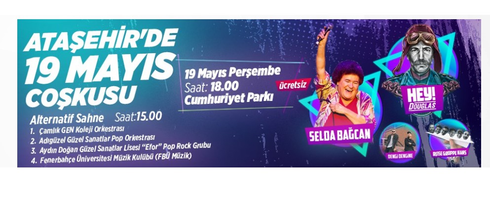 Ataşehir Belediyesi 19 Mayıs Konserleri Ücretsiz