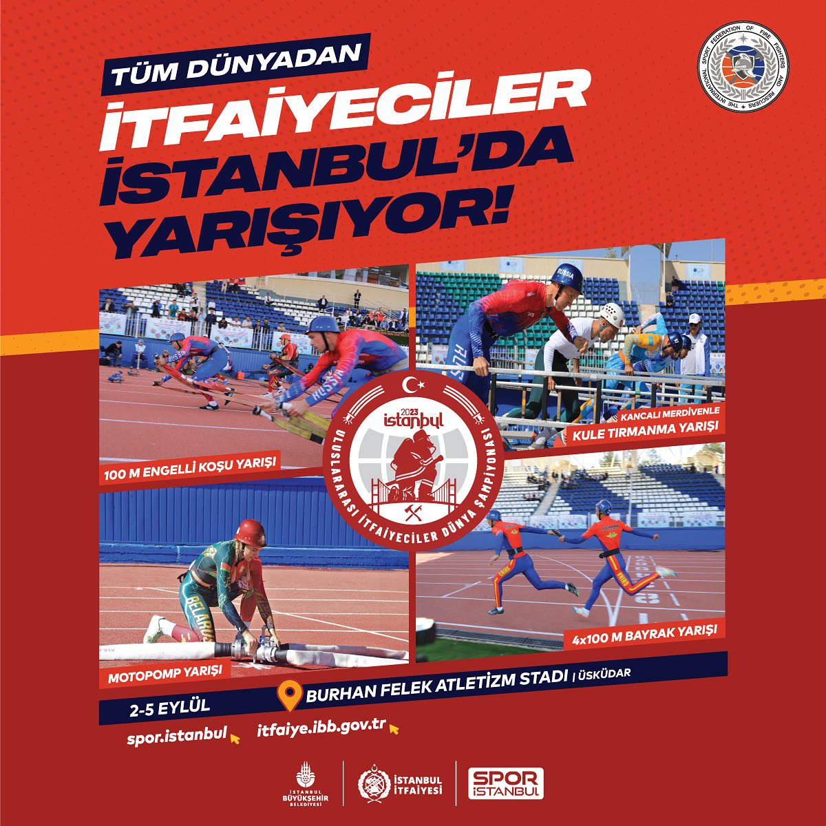 İtfaiyeciler İstanbul’da Yarışıyor!