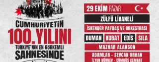 İBB 29 Ekim Cumhuriyet Bayramı Etkinlikleri afiş